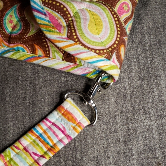 Multi colored quilted crossbody wallet - Picture 5 of 5